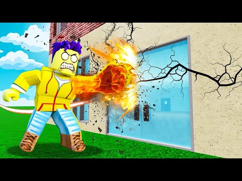 Видео: РАЗБИЛ ДОМ КУЛАКОМ! САМЫЙ СИЛЬНЫЙ УДАР В МИРЕ! СИМУЛЯТОР УДАРА В ROBLOX