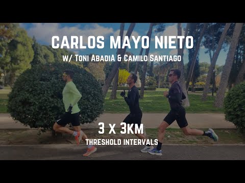 Видео: Карлос Майо Ньето – пороговые интервалы 3 х 3 км