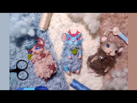 Видео: КАК сделать игрушку из ГЛИНЫ и ТКАНИ #творчество #diy #handmade