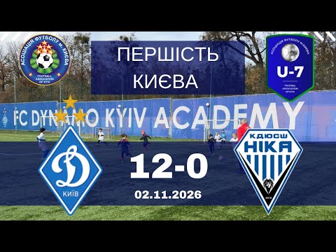 Видео: Чемпіонат Києва 2019р.н. 2 тайм.Динамо- КДЮСШ «Ніка Ребер» 02.11.2025 #football #sports 