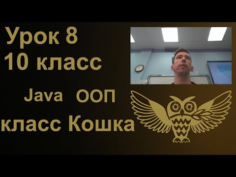 Видео: Урок программирования 8: Java ООП, класс Котик
