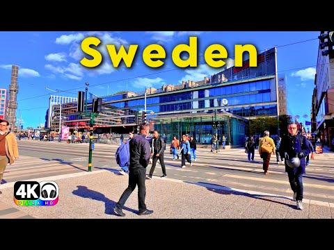 Видео: Швеция 🇸🇪 | Стокгольмское спокойствие: спокойная прогулка от Оденплана до Галарварвсвегена 4k 60fps
