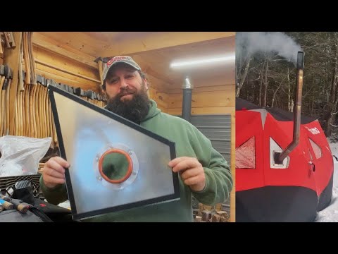 Видео: Супердешевая и простая в сборке оконная палатка-домкрат для зимнего кемпинга