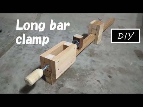 Видео: Длинный зажим, сделанный в основном из дерева [Сделай сам]