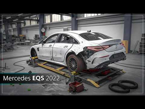 Видео: Разбитый EQS из США — превращаю биток в конфету!