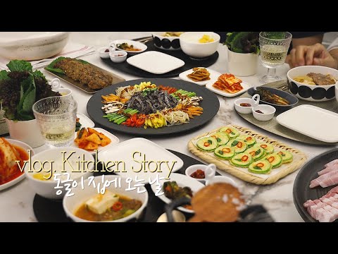 Видео: Мой сын вернулся домой из колледжа😊 Корейская вечеринка🥗
