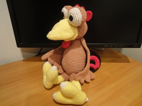 Видео: Петух Морхухн Ч-4 Cock Moorhuhn Crochet Р-4