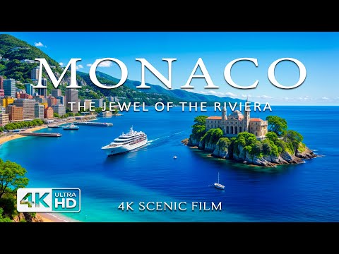 Видео: [4K] Монако 2025 🇲🇨 Гламурные виды Ривьеры с воздуха и хаус-чиллом | Azure Escape 4K