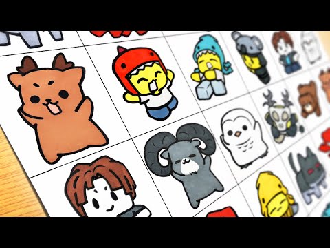 Видео: 99 Nights in the Forest – All Monsters & Entities [Рисование ROBLOX] при участии Soonrok