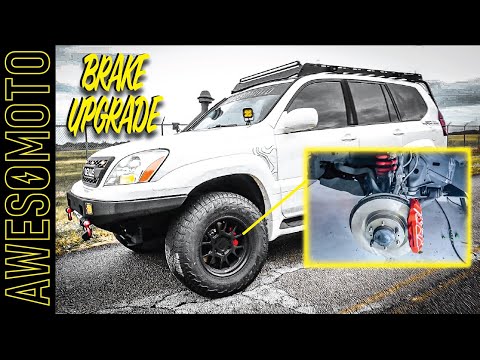 Видео: Видеоблог 77 — Руководство по обновлению тормозной системы Lexus GX470 (суппорты GX460)