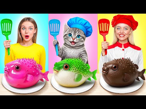 Видео: Кулинарный Челлендж: Я против Бабушки с Котиком от Candy DO