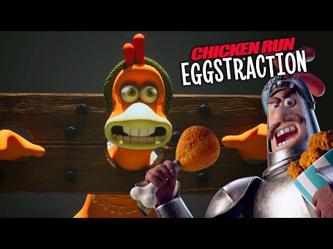 Видео: Chicken Run: Eggstraction (Полный фильм) | Все сцены (PS5)