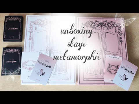 Видео: распаковка альбома STAYC "Metamorphic"/ STAYC "Metamorphic" album unboxing