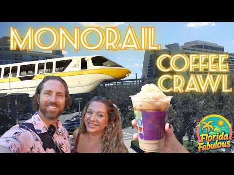 Видео: Кофейня на монорельсе Disney! ☕ Три курорта, три кофе, одно волшебное утро