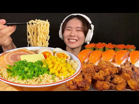 Видео: ASMR Местный гурман Хоккайдо‼️【субтитры/Мукбанг/Звуки еды】