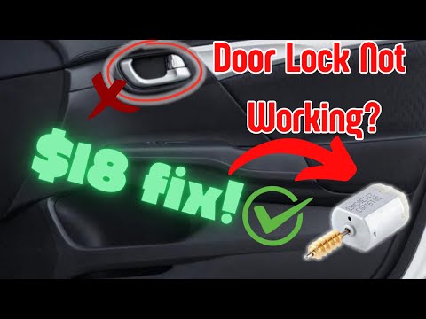 Видео: Как заменить электродвигатель привода дверного замка на Mitsubishi 2011–2021 годов выпуска