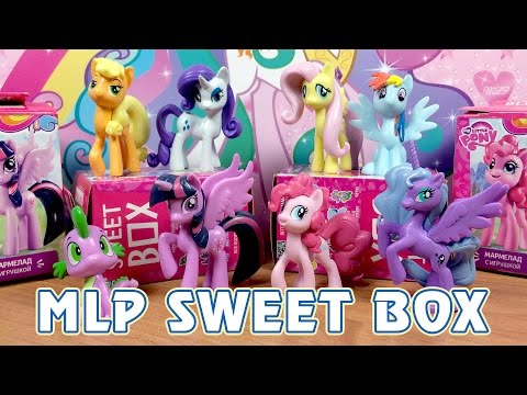 Видео: Обзор фигурок My Little Pony из коробочек Sweet Box - часть 2