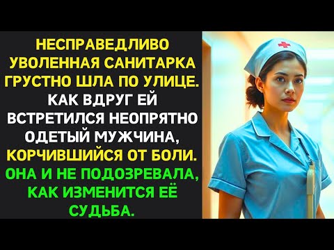 Видео: Несправедливо УВОЛЕННАЯ санитарка шла по улице, а встретив мужчину, КОРЧИВШЕГОСЯ ОТ БОЛИ, ОБОМЛЕЛА…