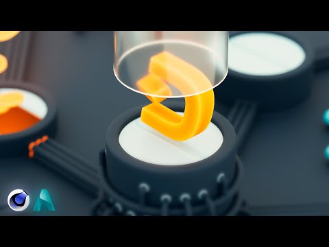 Видео: Делаем анимированную сцену в Cinema 4D, Arnold render