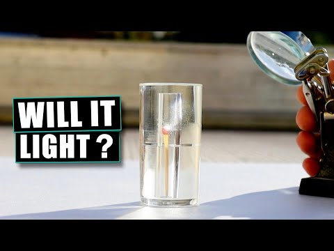 Видео: Можно ли зажечь спичку, залитую смолой?