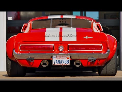 Видео: Гоночный автомобиль Mustang 1967 года с двигателем NASCAR мощностью 816 л.с. [4K]