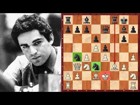 Видео: Шахматы. Гарри Каспаров АТАКУЕТ в СТАРОИНДИЙСКОЙ ЗАЩИТЕ!