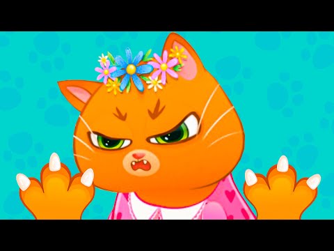 Видео: Суровый КОТИК БУБУ #55. Салон красоты. Маникюр для Бубу. Мультик ИГРА про котят на Игрули TV