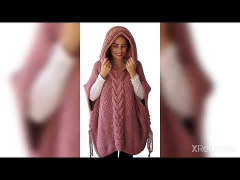 Видео: Стильное модное пончо