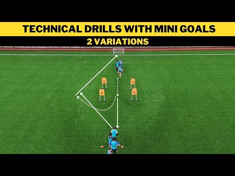 Видео: Технические Упражнения с Мини-Воротами | 2 Варианта | Футбольная Тренировка