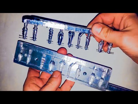 Видео: Пошаговая инструкция изготовления самодельной формы для литья любых рыболовных грузил