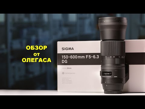 Видео: Обзор Sigma EF 150-600mm f5-6.3 Contemporary на Canon R5