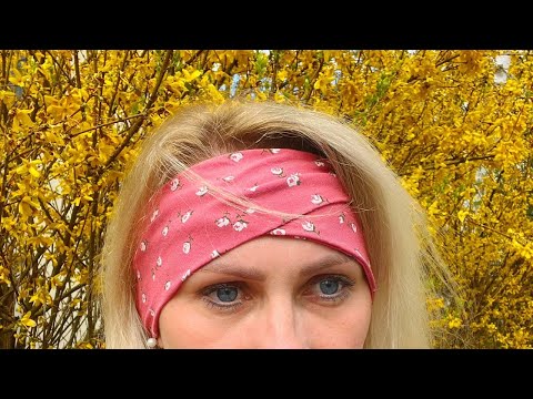 Видео: ПОВЯЗКА с перекрутом на голову за 5 минут