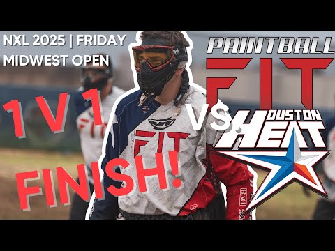 Видео: Пейнтбол FIT против Houston Heat | NXL Midwest Open — пятница, 20 июня 2025 г.