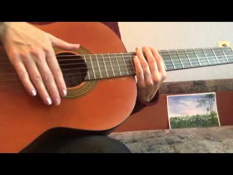 Видео: Гранитный камушек Божья коровка (разбор на гитаре, пять видов аккомпанемента)