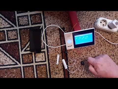 Видео: Особенности настройки и подключения проводных датчиков  к GSM сигнализации PG 107