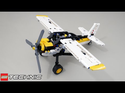 Видео: Пилотажный самолет ЛЕГО Техник 42198 подробный обзор новинки 2025