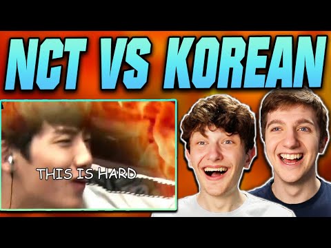 Видео: Иностранные участники NCT против РЕАКЦИИ на корейский язык!!