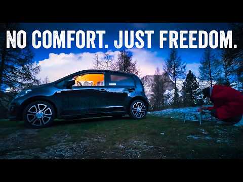 Видео: ДИКИЙ КЕМПИНГ В МАЛЕНЬКОЙ МАШИНКЕ — НАСТОЯЩИЙ ОПЫТ