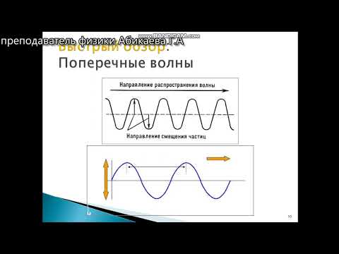 Видео: Физика - Распространение механических волн