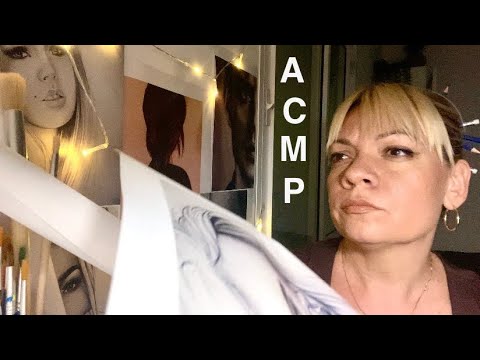 Видео: АСМР Художник Ролевая игра🧡Нарисую тебя ASMR Artist Roleplay🧡I'll draw you with a pencil.