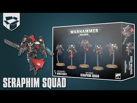 Видео: Распаковка - Adepta Sororitas Seraphim Squad