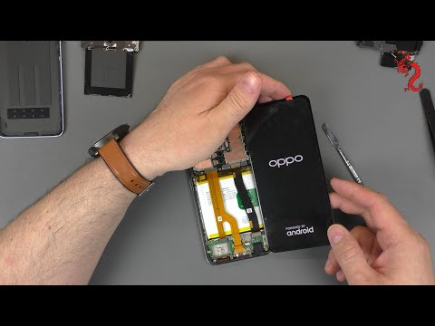 Видео: Замена выгоревшего amoled экрана и вспухшей батареи Oppo Reno 2Z