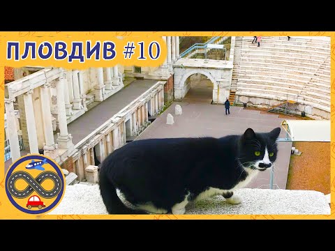 Видео: Древний город Пловдив в Болгарии. Античный амфитеатр в котором живут кошки