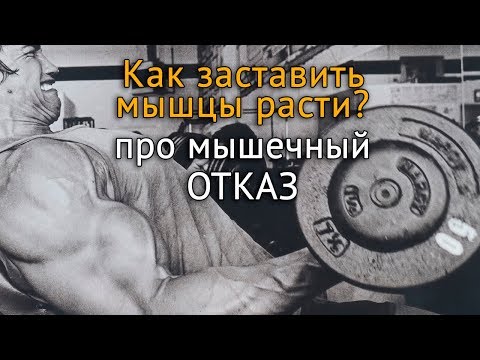 Видео: Как заставить мышцы расти? Что такое мышечный отказ в тренировках