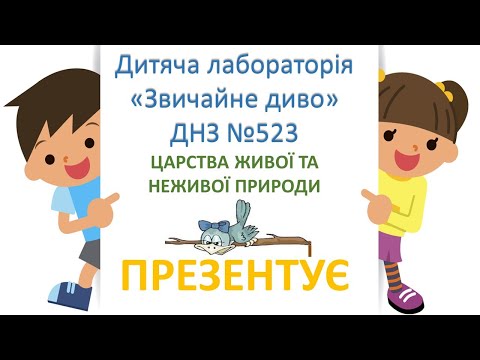 Видео: Дітям про живу та неживу природу