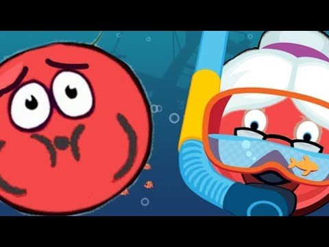 Видео: Красний шар спасает бабушку на дне моря часть 1
