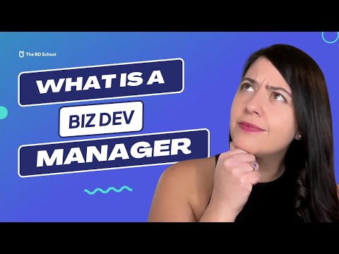 Видео: Кто такой менеджер по развитию бизнеса?