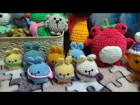 Видео: Обзор вязаных игрушек#Сколько всего навязала