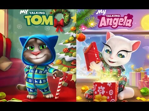 Видео: МОЙ ГОВОРЯЩИЙ ТОМ И ГОВОРЯЩАЯ АНДЖЕЛА продолжаем расти вместе
