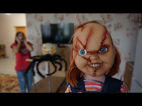 Видео: Чаки и Оно появились на Хэллоуин! Пеннивайз в реальной жизни #4 Nepeta Страшилки